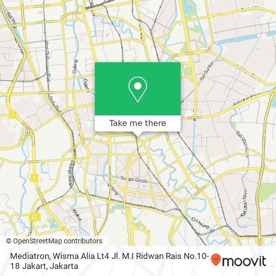 Mediatron, Wisma Alia Lt4 Jl. M.I Ridwan Rais No.10-18 Jakart map