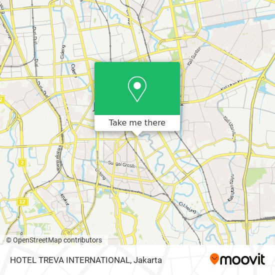 HOTEL TREVA INTERNATIONAL map