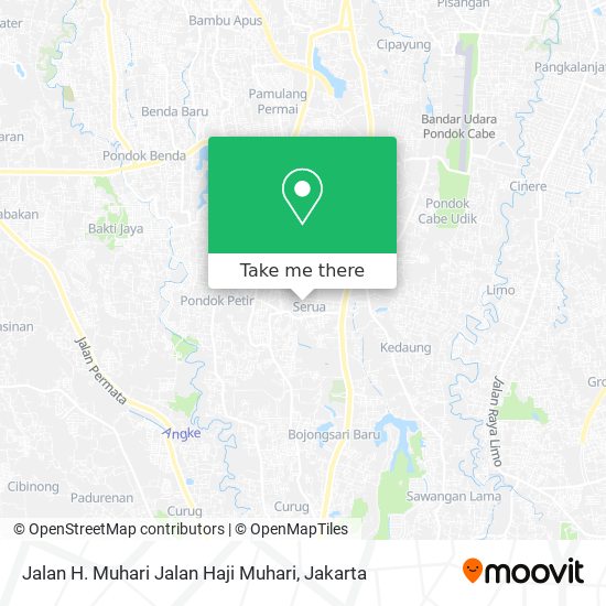 Jalan H. Muhari Jalan Haji Muhari map
