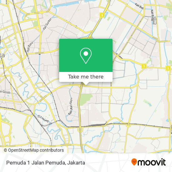 Pemuda 1 Jalan Pemuda map