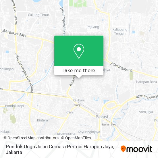 Pondok Ungu Jalan Cemara Permai Harapan Jaya map