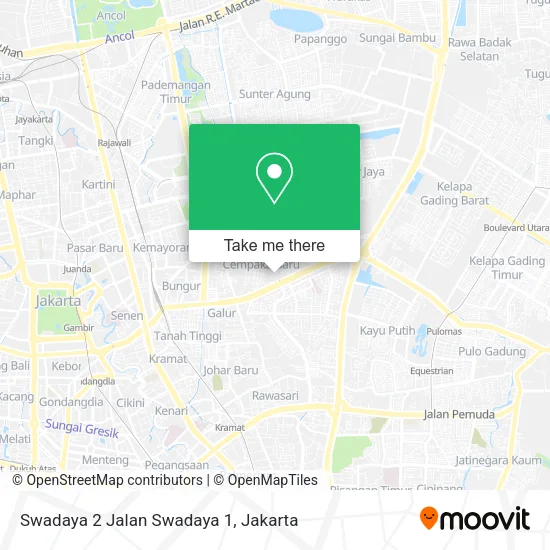 Swadaya 2 Jalan Swadaya 1 map
