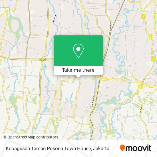 Kebagusan Taman Pesona Town House map