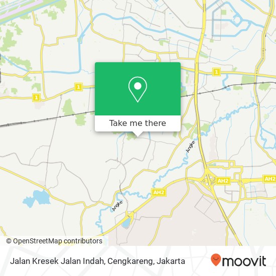 Jalan Kresek Jalan Indah, Cengkareng map