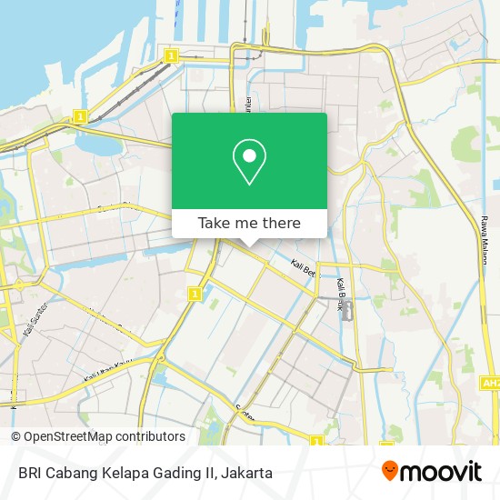 BRI Cabang Kelapa Gading II map