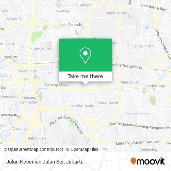 Jalan Kesenian Jalan Ser map