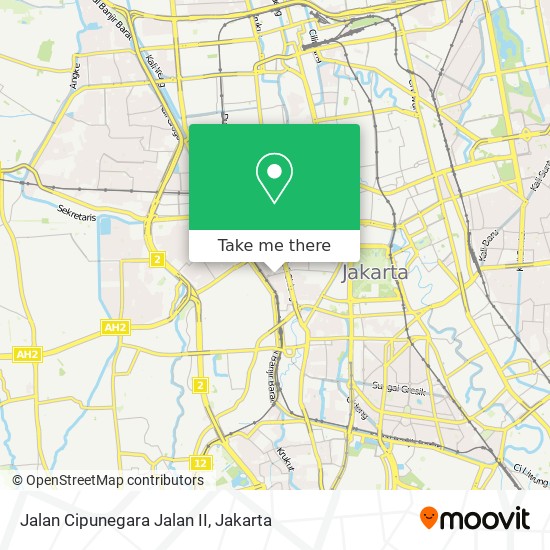 Jalan Cipunegara Jalan II map