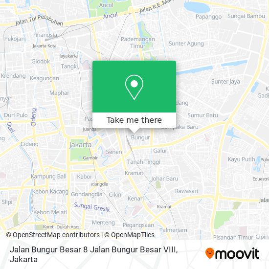Jalan Bungur Besar 8 Jalan Bungur Besar VIII map