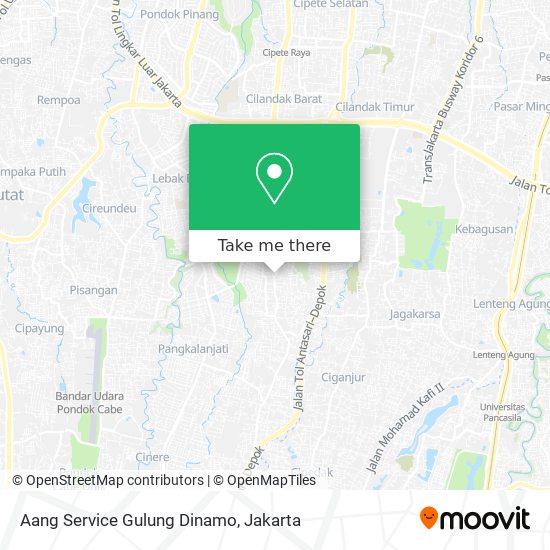 Aang Service Gulung Dinamo map