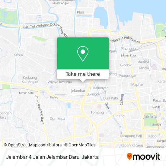 Jelambar 4 Jalan Jelambar Baru map