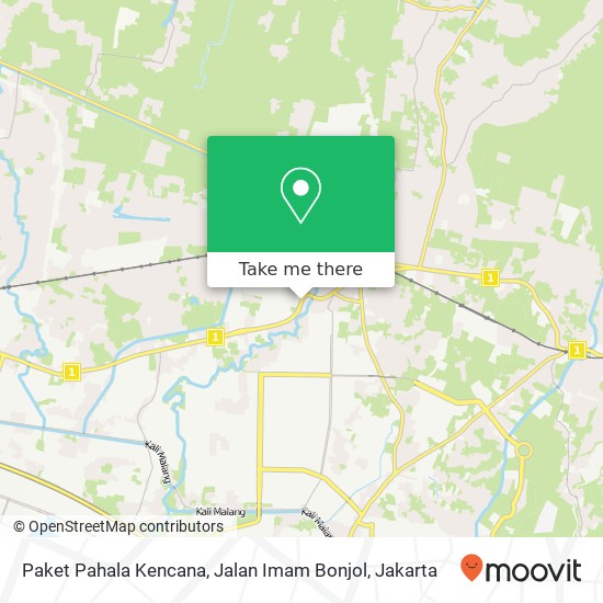 Paket Pahala Kencana, Jalan Imam Bonjol map