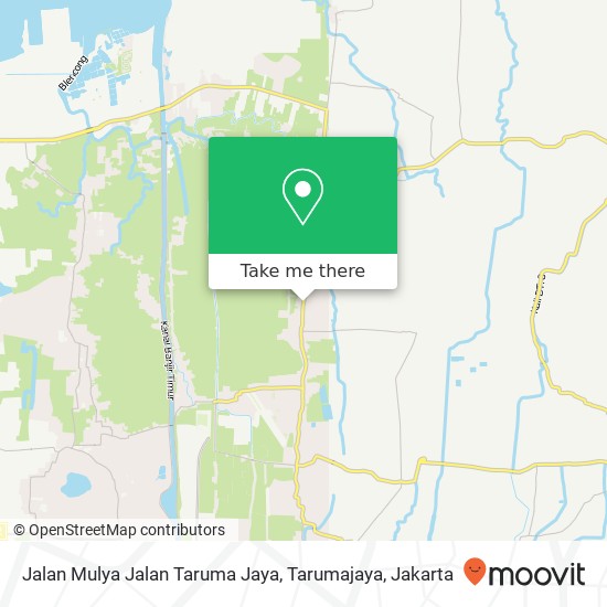 Jalan Mulya Jalan Taruma Jaya, Tarumajaya map