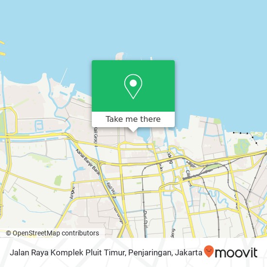 Jalan Raya Komplek Pluit Timur, Penjaringan map