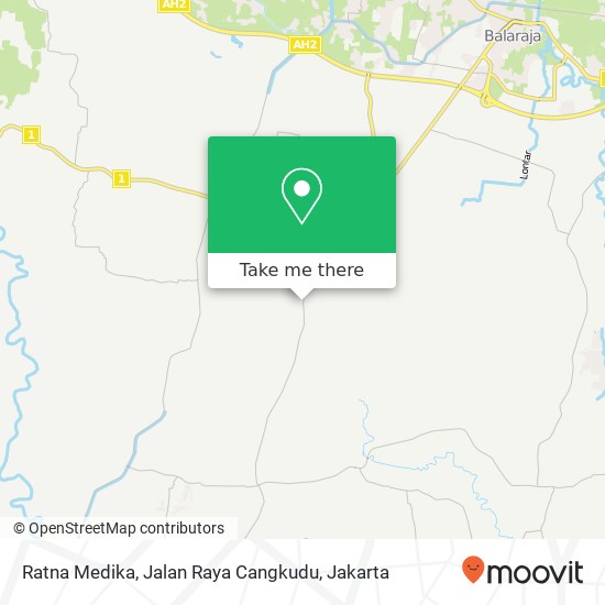 Ratna Medika, Jalan Raya Cangkudu map