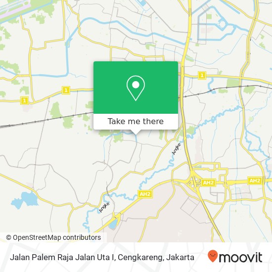 Jalan Palem Raja Jalan Uta I, Cengkareng map