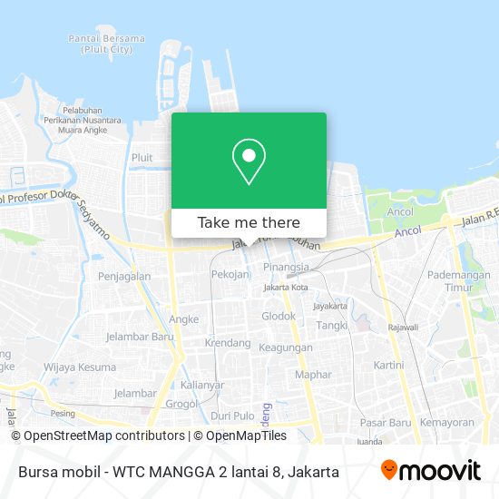 Bursa mobil - WTC MANGGA 2 lantai 8 map