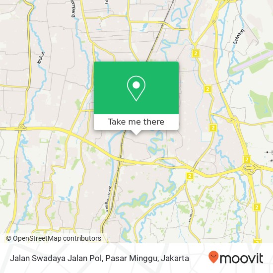 Jalan Swadaya Jalan Pol, Pasar Minggu map