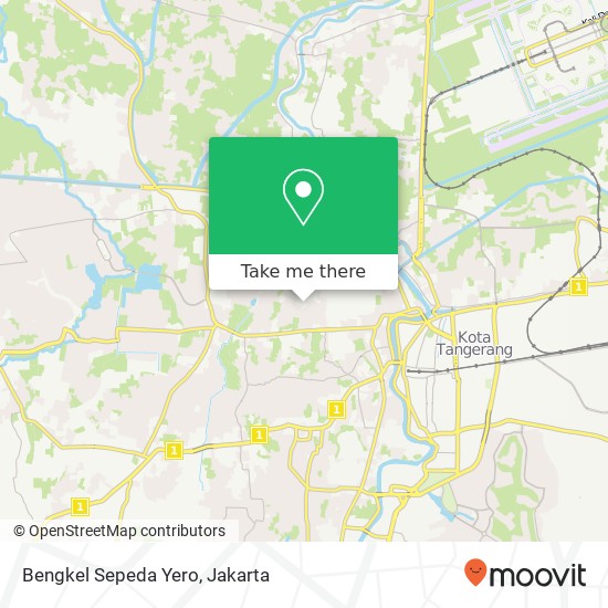 Bengkel Sepeda Yero map