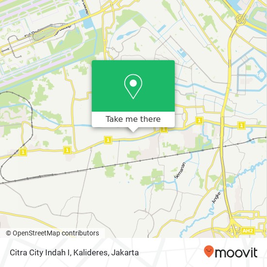 Citra City Indah I, Kalideres map