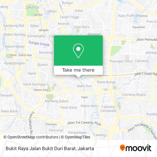 Bukit Raya Jalan Bukit Duri Barat map