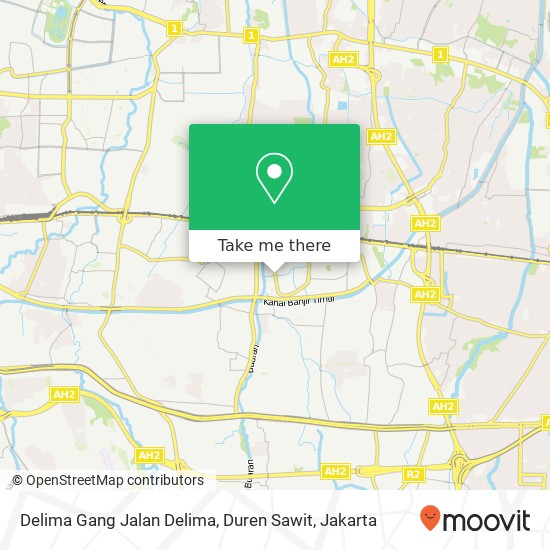 Delima Gang Jalan Delima, Duren Sawit map