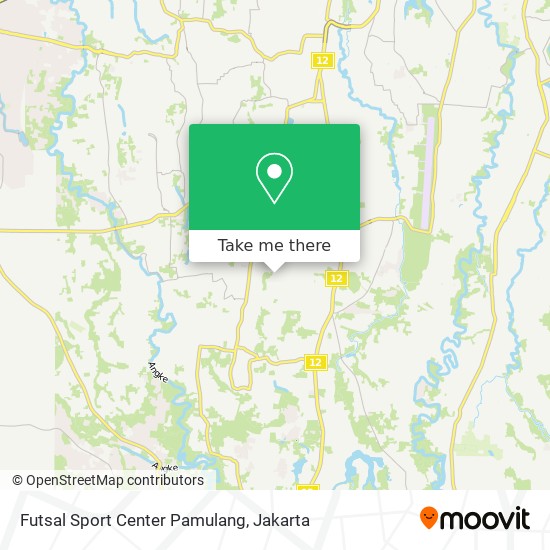 Futsal Sport Center Pamulang map