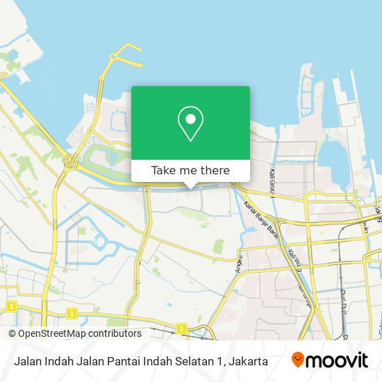 Jalan Indah Jalan Pantai Indah Selatan 1 map