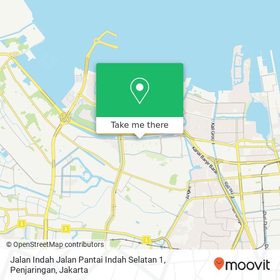 Jalan Indah Jalan Pantai Indah Selatan 1, Penjaringan map