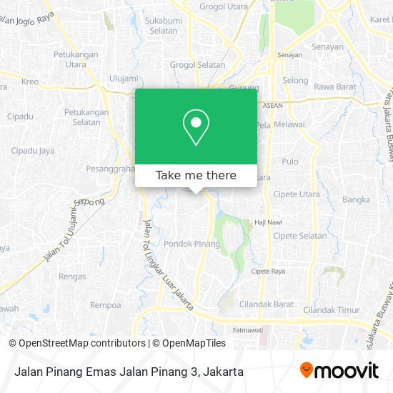 Jalan Pinang Emas Jalan Pinang 3 map