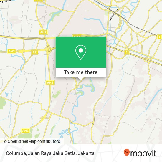 Columba, Jalan Raya Jaka Setia map