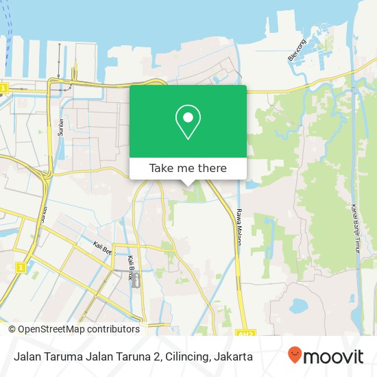 Jalan Taruma Jalan Taruna 2, Cilincing map