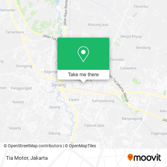 Tia Motor, Jalan KH Abdul Latief Serang map