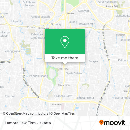 Lamora Law Firm map