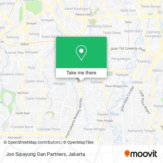 Jon Sipayung Dan Partners map
