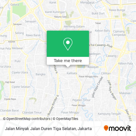 Jalan Minyak Jalan Duren Tiga Selatan map