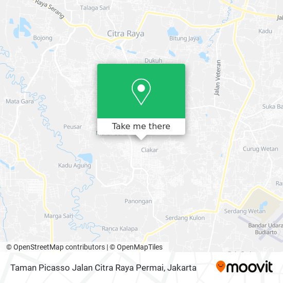 Taman Picasso Jalan Citra Raya Permai map