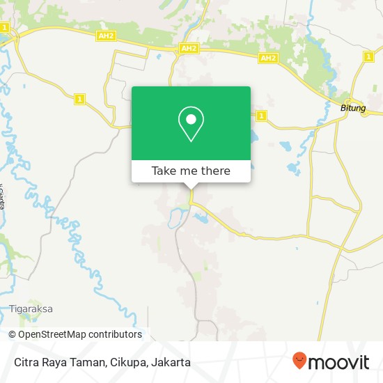 Citra Raya Taman, Cikupa map