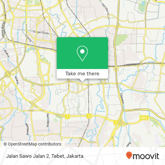 Jalan Sawo Jalan 2, Tebet map