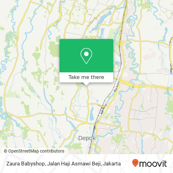 Zaura Babyshop, Jalan Haji Asmawi Beji map