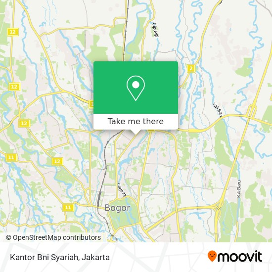 Kantor Bni Syariah map