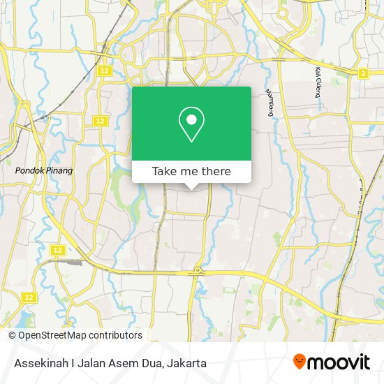 Assekinah I Jalan Asem Dua map