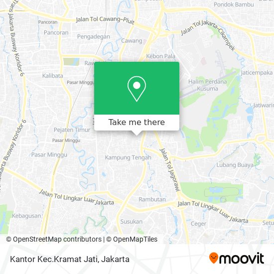 Kantor Kec.Kramat Jati map
