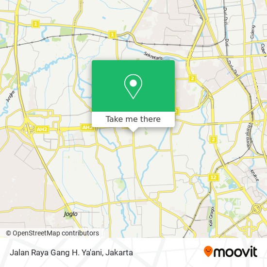 Jalan Raya Gang H. Ya'ani map