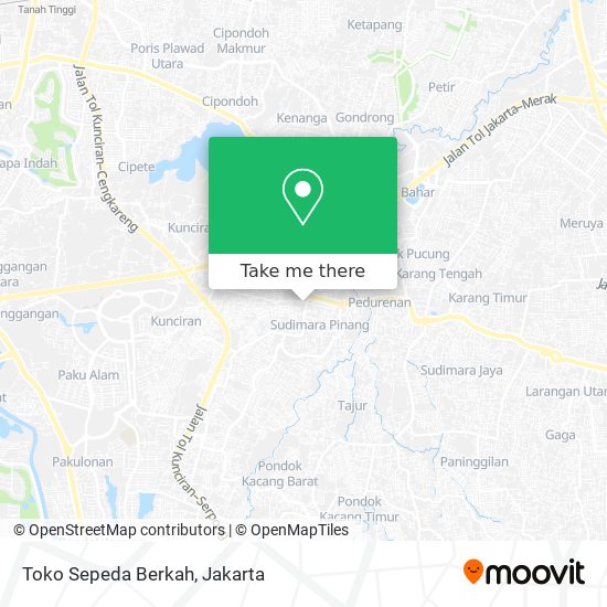 Toko Sepeda Berkah map