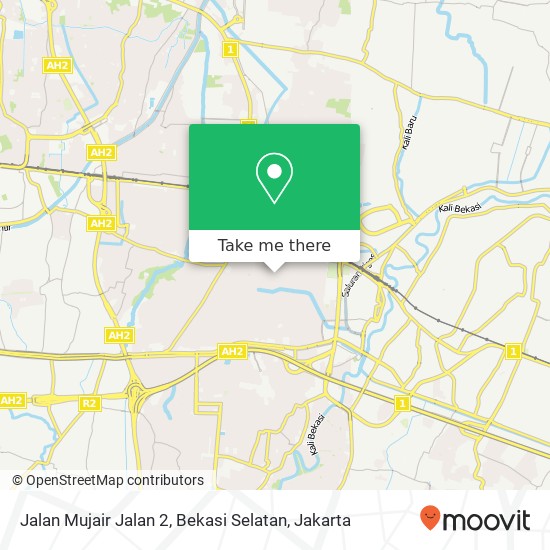 Jalan Mujair Jalan 2, Bekasi Selatan map