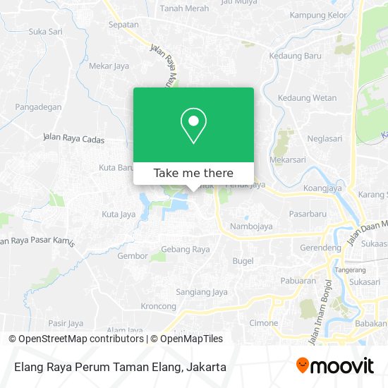 Elang Raya Perum Taman Elang map