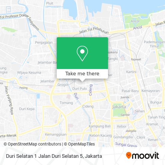 Duri Selatan 1 Jalan Duri Selatan 5 map