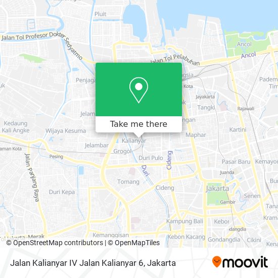 Jalan Kalianyar IV Jalan Kalianyar 6 map