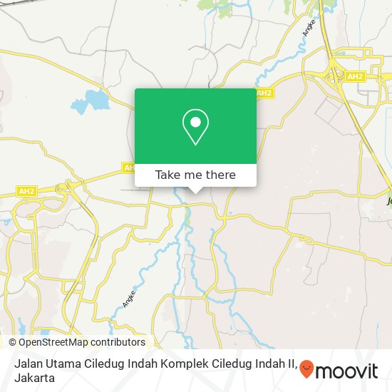 Jalan Utama Ciledug Indah Komplek Ciledug Indah II map