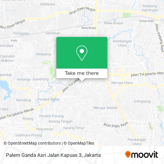 Palem Ganda Asri Jalan Kapuas 3 map